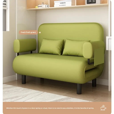 Sofa bed folding dual-purpose small apartment living room Internet celebrity telescopic bed single balcony