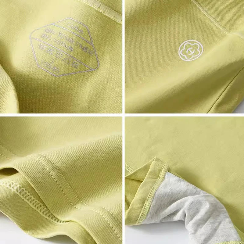 Women Boxers Underwear Cotton Breathable Ladies Safety Short Pants Female Seamless Underpants Solid Cozy Boyshorts Sexy Lingerie