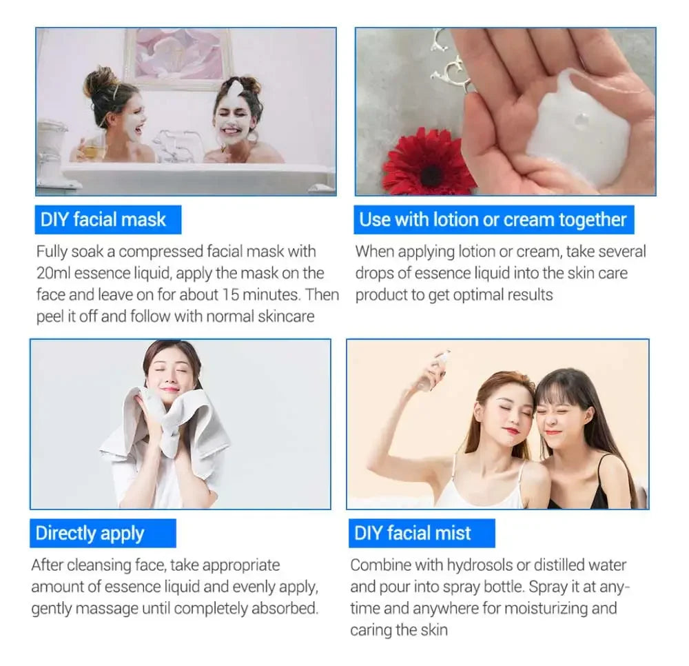 15ml Hyaluronic Acid for Face Serum Moisturizing Whitening Facial Essence Face Cream Repair Anti Aging Lifting Firming Skin Care