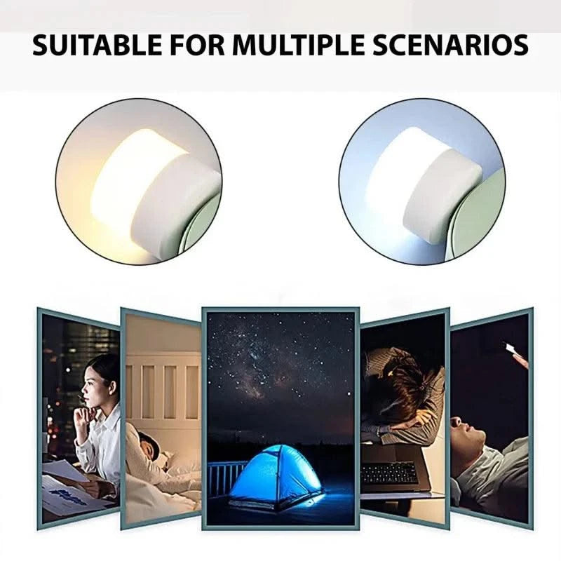 Mini USB Night Light Warm White Eye Protection Book Reading Light Computer Mobile Power Charging USB Plug LED Night Lamp 2025