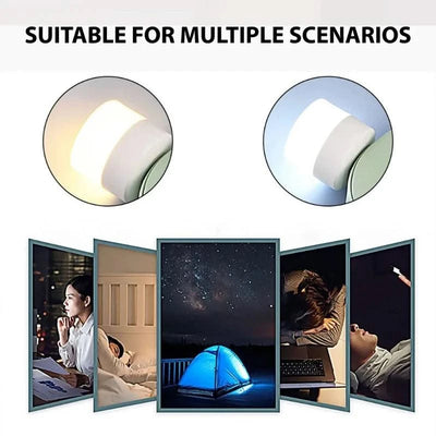 Mini USB Night Light Warm White Eye Protection Book Reading Light Computer Mobile Power Charging USB Plug LED Night Lamp 2025