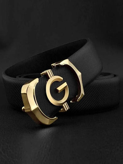 High quality genuine leather fashion G Designer belts men | Cowskin casual white Waist Strap