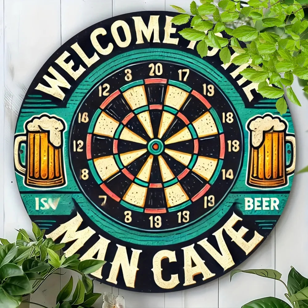 Aluminum Wall Art | Durable Indoor/Outdoor Decor for Bar, Living Room & Man Cave | Perfect Room Decor Accent (1-Pack)"