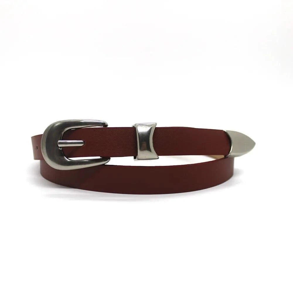 Genuine Leather  Fashion Women Belts |Pin Buckle |Jeans, Trousers