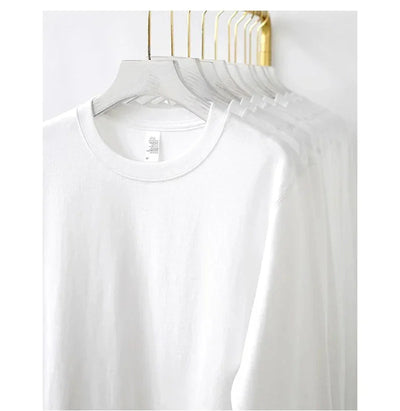 Women T Shirts.100% Cotton Soft.Regular Fit,O-Neck Long Sleeve Tops Tees,Black White