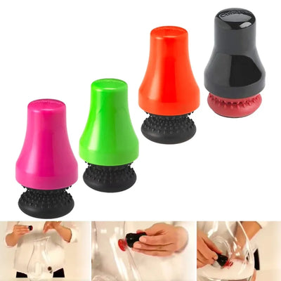 Cleaning Tools Silicone Magnetic Cleaning Brush Small Size Quick Flush Glassware Cleaner Bottle Scrubber Corners