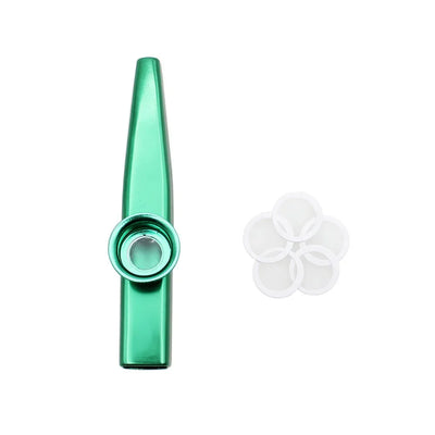 Metal Kazoo Musical Instruments Flutes Diaphragm Mouth Kazoos Musical Instruments Good Companion for Guitar