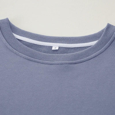 Oversized 100% Cotton Women Sweatshirts Long Sleeve Patchwork Open Side Streetwear Harajuku Pullovers Autumn Clothes For Women