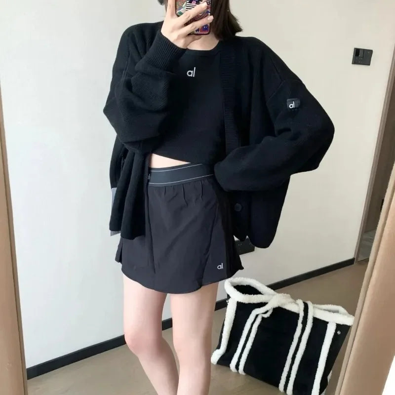 High Waisted Biker Shorts Women Summer Quick Drying Yoga Pants Skirt Loose Casual Sports Running Fitness Womens Wide Leg Shorts