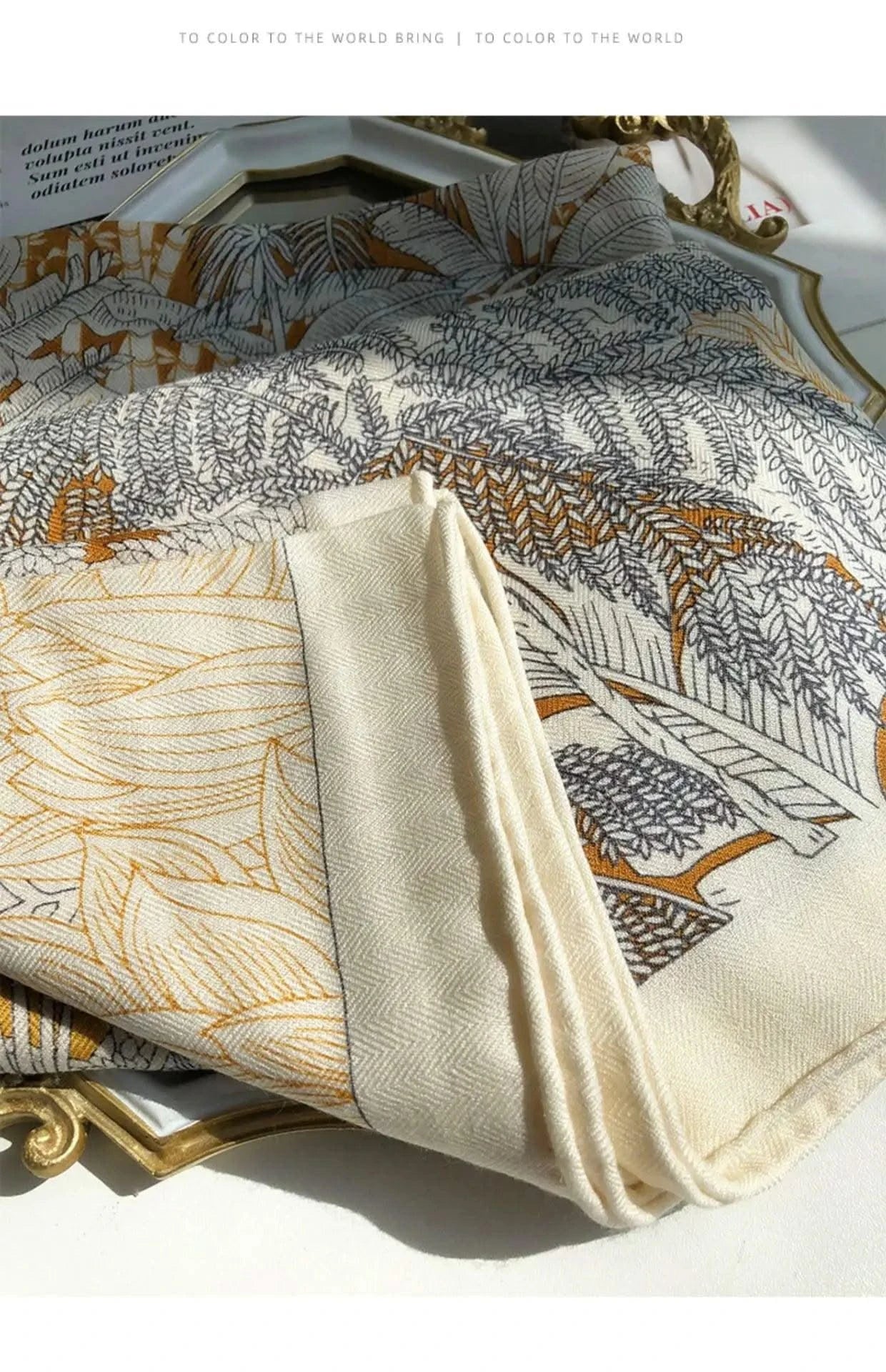 women's autumn and winter silk and wool dual purpose high-end scarves  large