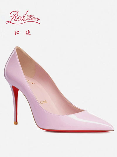 Pink, Pointed Toe High heeled shoes for women | light lipstick base sexy temperament, not tiring, single foot shoes
