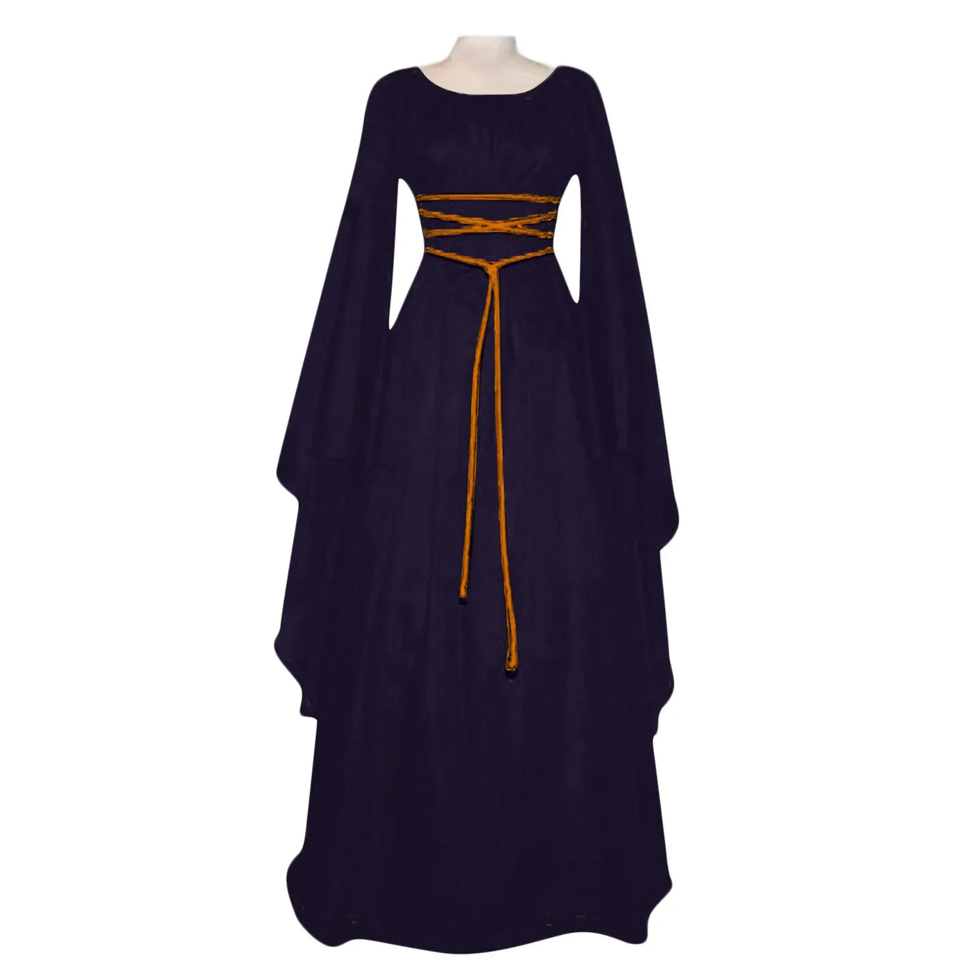 Women Dresses Vintage Medieval Cosplay Costume Ghost Witch Vampire Gothic Dress Halloween Christmas Masquerade Party Dress