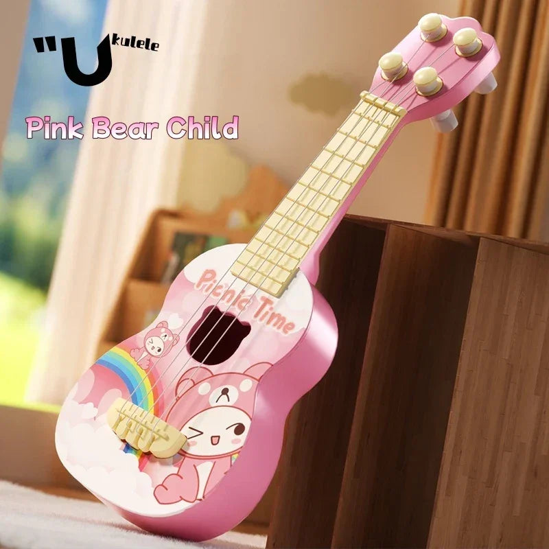 New guitar mini version instrument ukulele can be played for beginners, entry-level instrument playing beautiful melodies, gifts