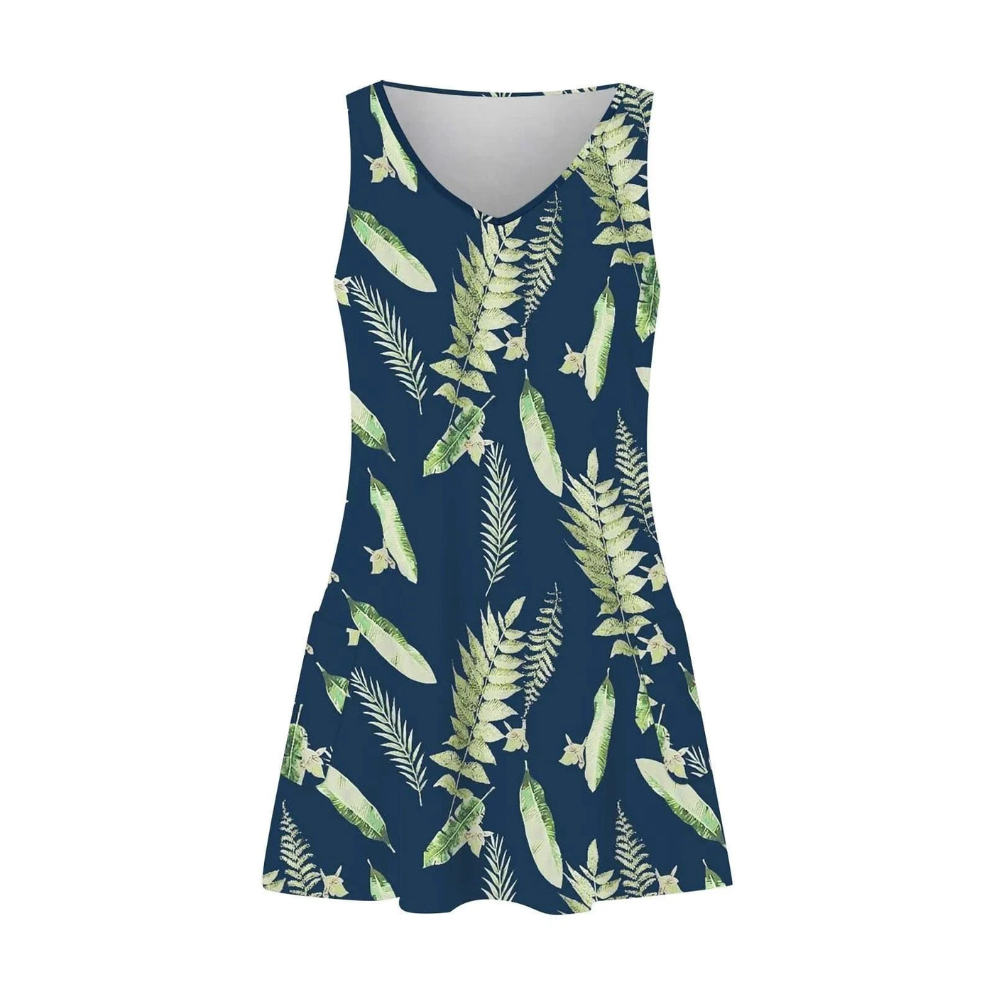 Floral Print Dresses For Women Summer Sleeveless V Neck Boho Beach Dress Vestidos Ladies Vacation Dresses Vestidos Femenino