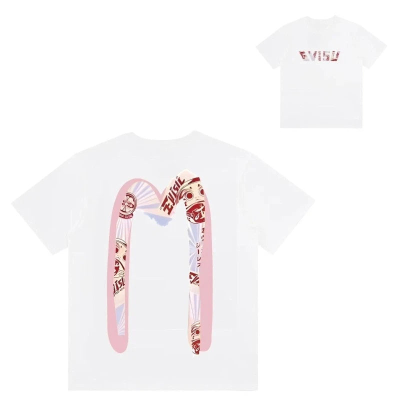 Men's Women's Print T-Shirts 2025 Luxury Summer Short-Sleeved Printed Cotton Round-Neck Loose T-Shirts Men Women