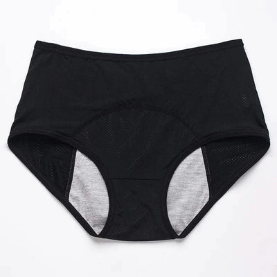 Leak Proof Menstrual Panties for Women, L-8XL Plus Size Cotton Underwear with Waterproof and Breathable Design for Periods