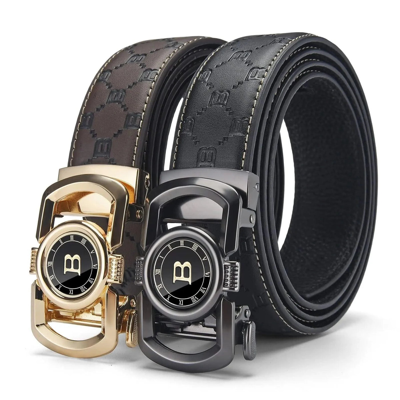 Leather Belt For Men Designer Alloy Buckle Waist Strap
