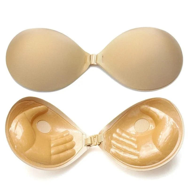 Sexy Wireless Front Closure Bras For Women Invisible Push Up Strapless Bra Plus Size Backless Self Stick On Bralette Comfort Bra