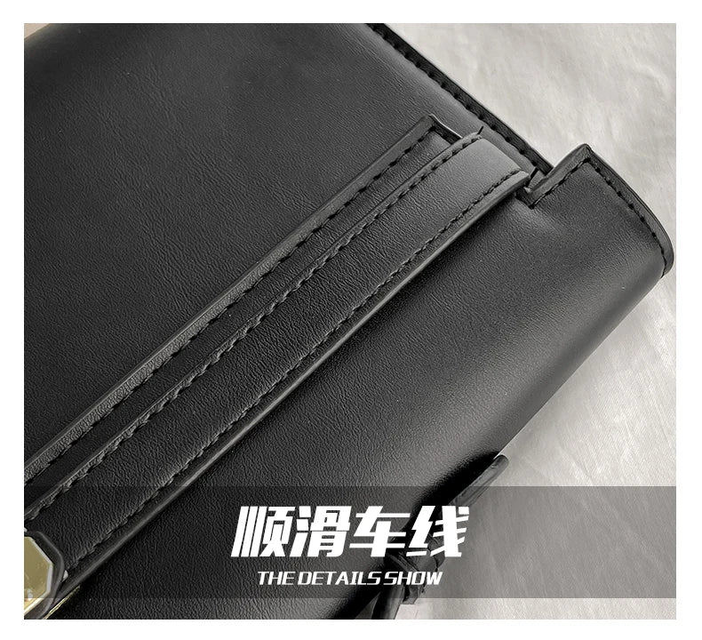 Elegant Classic Leather Handbag For Ladies - With Inner Compartments High Quality By Famous Designer Brand