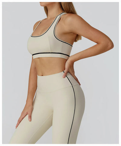 Yoga Bra Women Breathable Sports Bra Anti-Sweat Fitness Shockproof Crop Top Push Up Gym High Strength Workout Underwear