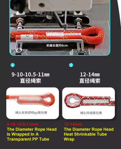 Φ:9mm-14mm,Static Ropes For Outdoor Climbing, High-Altitude Operation, Rapid Descent, Safety Rope, Various Specifications,P738