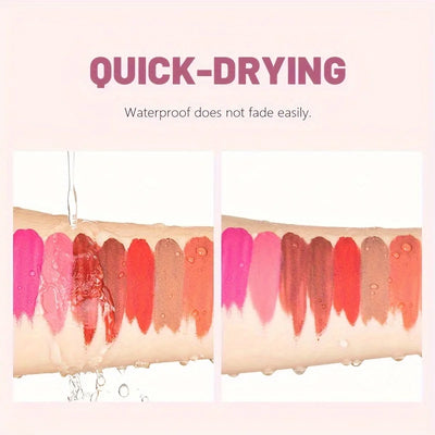 Luxury Matte Velvet Lip Gloss – Long-Lasting, Waterproof, Highly Pigmented Berry Tones, Perfect for Everyday Lip Makeup