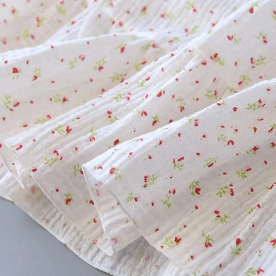 Summer Cotton Dresses Women 100% Crepe Nightgowns Ladies Gauze Comfortable Nightdress Suspenders Sleepwear For Women Home Wear