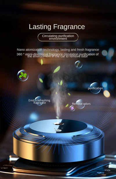 Car Fragrance Diffuser For Home Office Essential Oil Diffuser Car Air Freshener Battery Operated Scent Air Machine Accessories