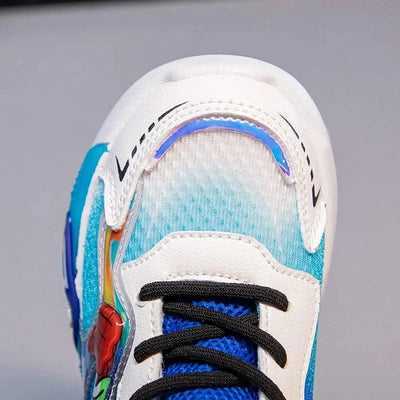 Boys' casual sports shoes | Lightweight and cushioned running shoes | 5-12 year old children's sports walking shoes | Shock abso