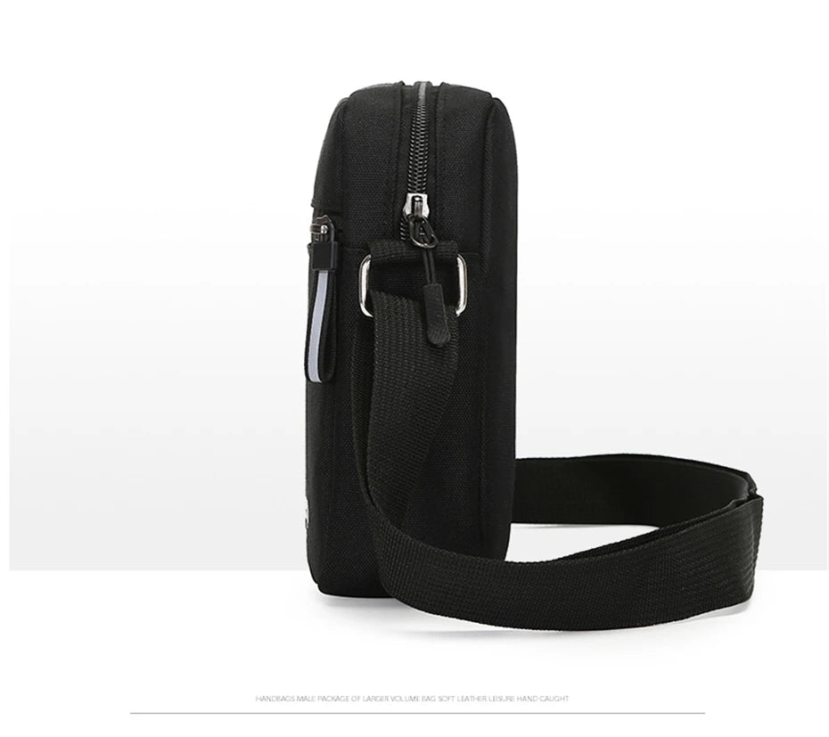 JEEP BULUO Men's Bags Crossbody Bag Messenger Waterproof Purse Nylon Zipper Shoulder Bag For Male Versatile Style