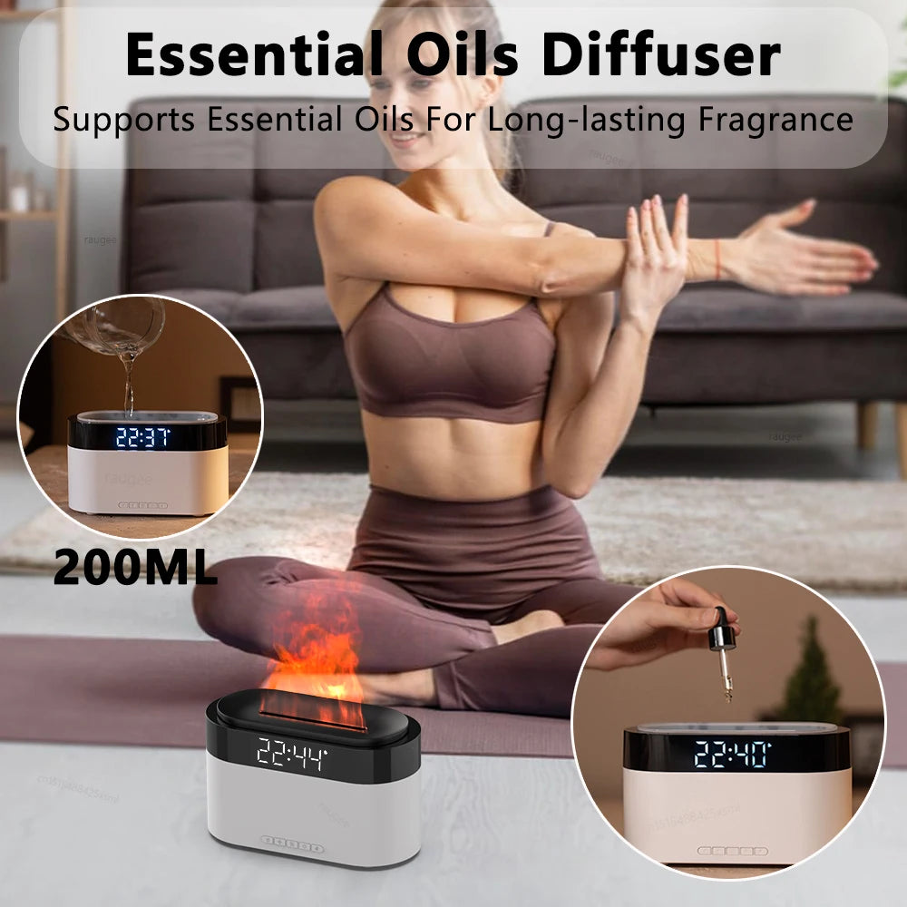 Air Humidifier Essential Oils Diffuser for Home Room Fragrance Diffuser with Remote Control Timer and Clock Aroma Air Humidifier
