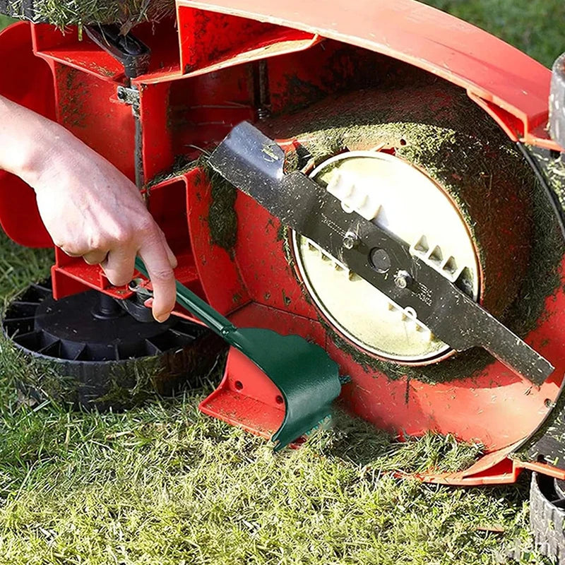 Lawn Mower Cleaning Tools Efficient Scraper With Long Handle For Lawn Mower Garden Lawn Mower Cleaning Accessories