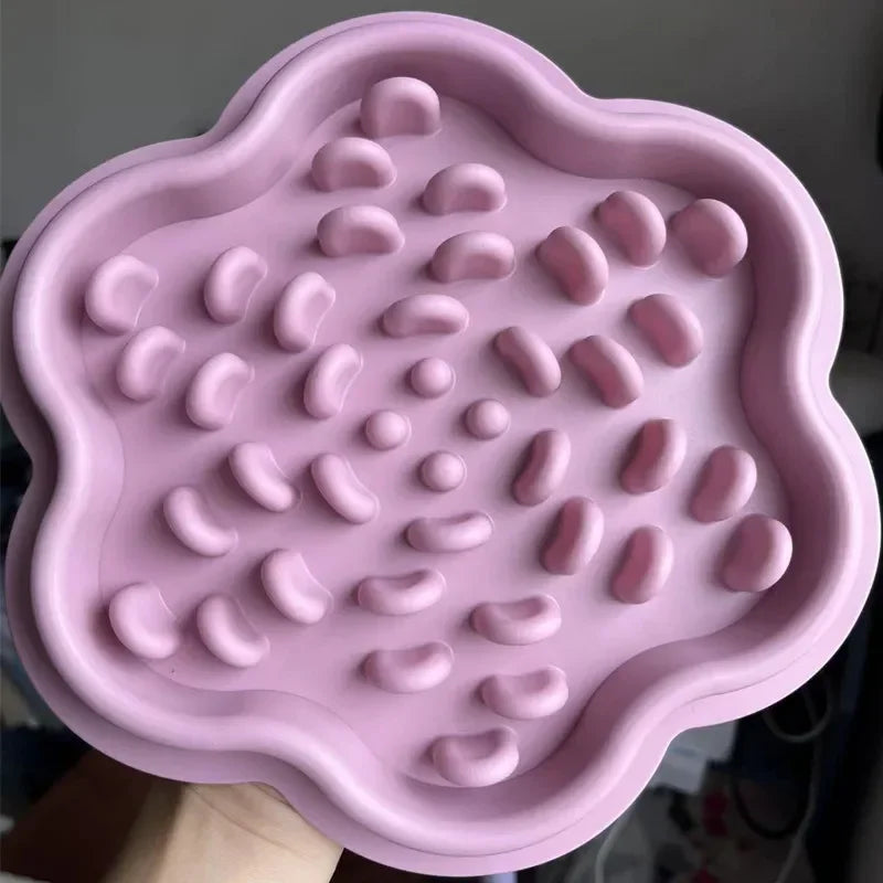 Pet Products Mat For Dogs Cats Slow Food Bowls With Suction Cup Feeding Food Silicone Lick Pad Dog Slow Feeders Treat Dispensing