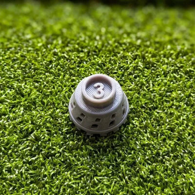 8PCS Stable Golf Simulator Tees Plastic Golf Tee Holders Adjustable Aiming Direction Golf Training Rack Professional Accessories