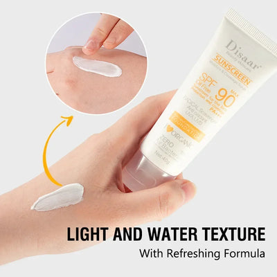 Facial Sunscreen Cream SPF 90 Body Protective Cream Anti-Aging Oil-control Moisturizing 40g Original Facial Body UV Sun Sunblock