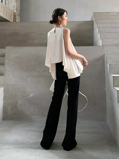 Women's Blouse Tops 2024 New Fashion Summer Shirts For Women Casuals Chic Ladies Elegant Tank Top