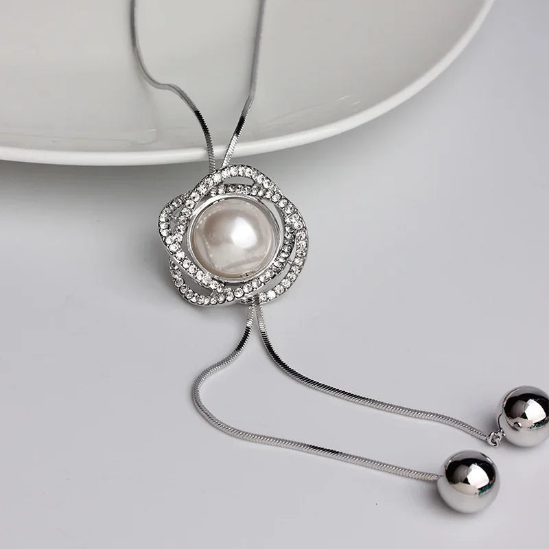Long Necklaces & Pendants for Women Maxi Collier Femme Geometric Chain Fashion Necklace Statement Colar Accessories Jewelry 2024