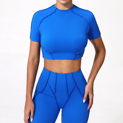 Women Yoga Top No Padded Sport T Shirts Fitness Clothes Short Sleeve Yoga Shirt Gym Top Running Active Wear Sport Tops