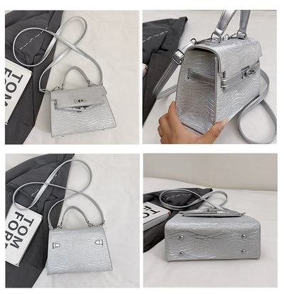 Popular Classic Leather Ladies Shoulder Bag Handbags For Women Designer Inspired Elegant Top Handle Purse Fashion Tote