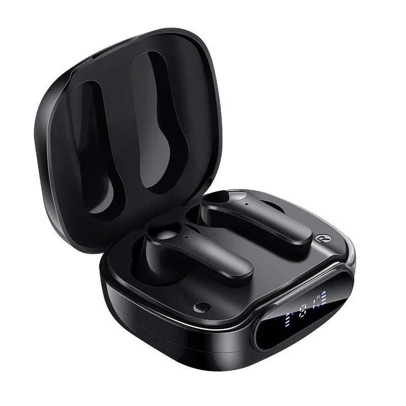 Wireless Earbuds 5H Playtime - In-Ear Noise Cancelling Earphones IPX7 Waterproof for Workout, SecureFit Ear Wings