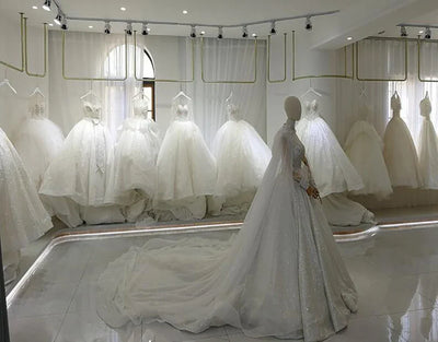 Smileven Ball Gowns Princess Wedding Dresses Satin Bride Dresses Corset Vestido de novia Customized Satin Wedding Gowns