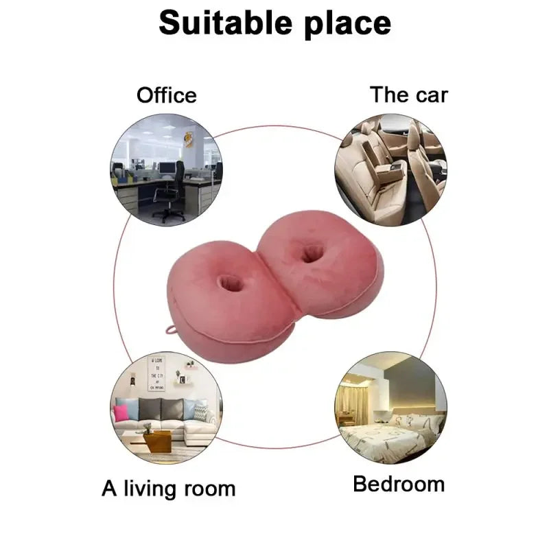 Seat Cushion Multifunctional Dual Comfort Memory Foam of Hip Lift Seat Cushion 8 Colour Beautiful Butt Latex Seat Cushion