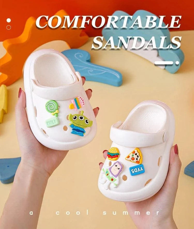 2023 Clogs  Boys Girls Summer Kids Children's Hole Shoes Infant Indoor Slippers Non-Slip Beach Sandals Toddler Home Shoes Baby