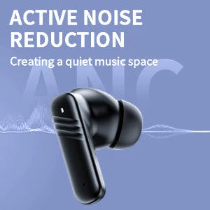Wireless Earbuds, Touch Screen Bluetooth 5.4 Ear Buds, ACN/ENC Noise Cancelling Earphones, IPX45, In-Ear HiFi Sound Stereo
