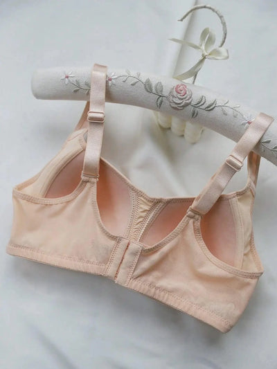 Sports bra for women thin design full cup shockproof anti sagging running seamless gathering no steel ring high-strength bra
