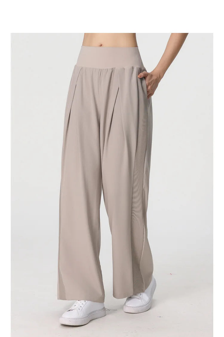 Women Wide Leg Pants Loose Fitness Yoga Pants 2024