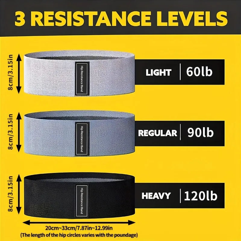 Resistance Bands for Squats Fitness Yoga Pilates Strength Training Elastic Stretch Bands for Legs Butt Fitness Beauty Buttocks