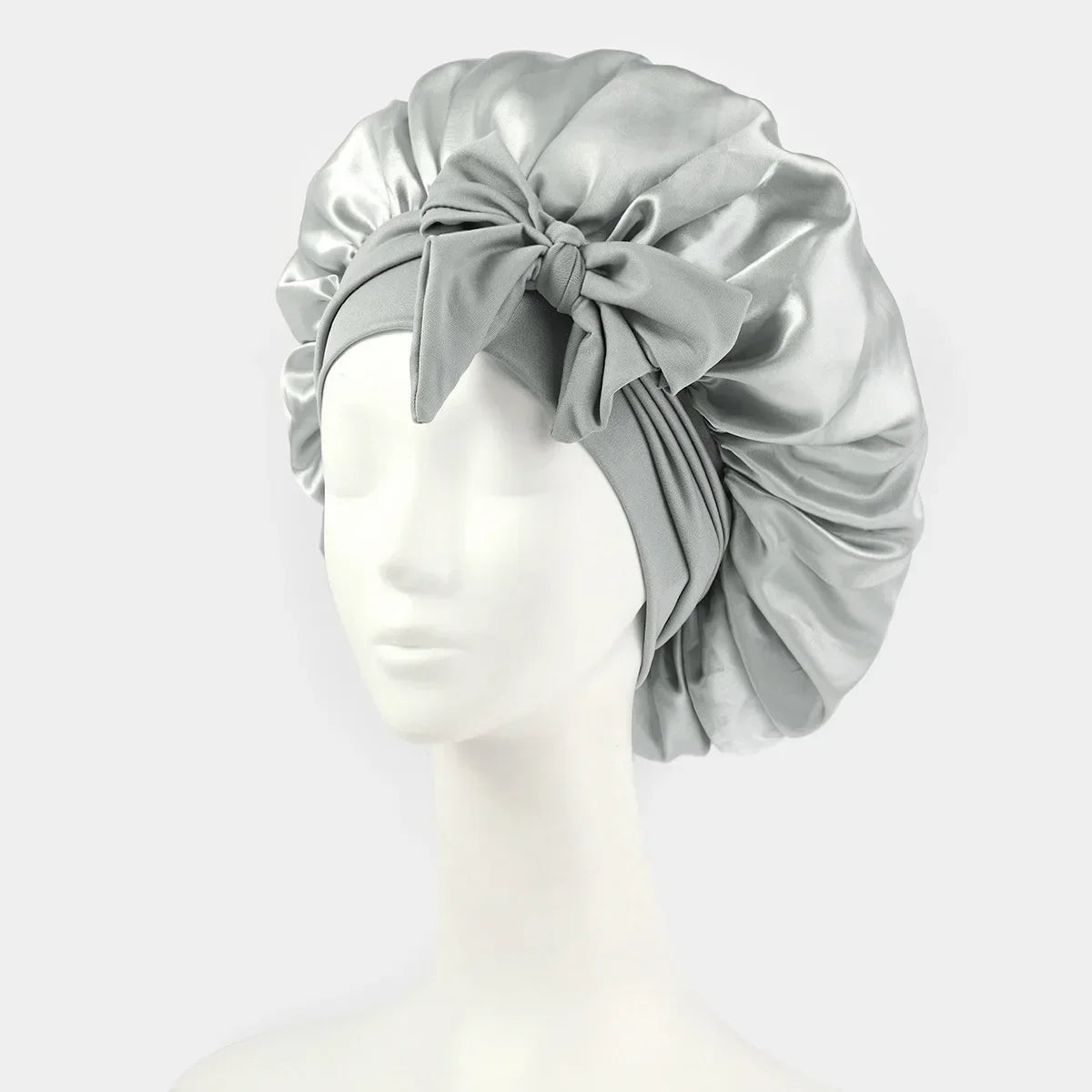 Satin Bonnet Silk Bonnet Adjustable Bonne For Sleeping Hair Bonnet With Tie Band Bonnets For Women Men