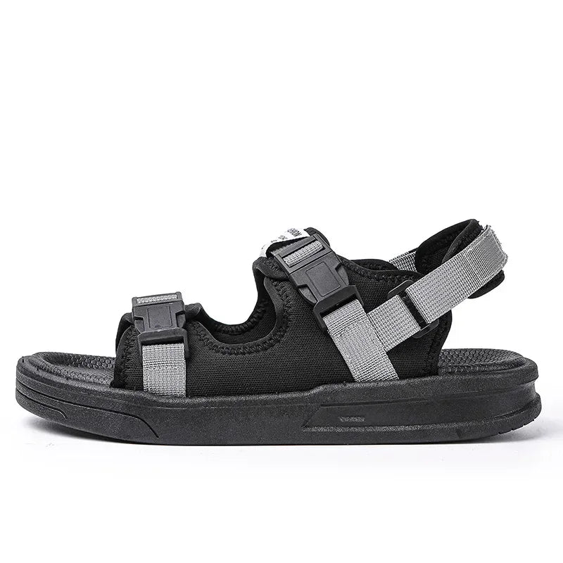 Men Sandals 2024 Trending Men's Luxury Sandals Man Summer 2024 Shiatsu Slippers Flat Sandal Beach Shoes Platform Sandals. Mens