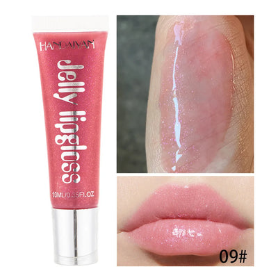 Candy Shades Moisturizing Lip Gloss Lip Oil Makeup Shinny Nutritious Liquid Lip Glosses Cherry Jelly Oil Clear Lipgloss
